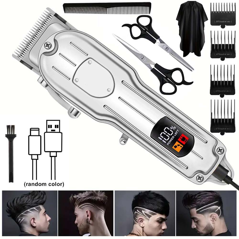 Men'S Grooming Guide - Máquina de Cortar Cabelo Profissional para
