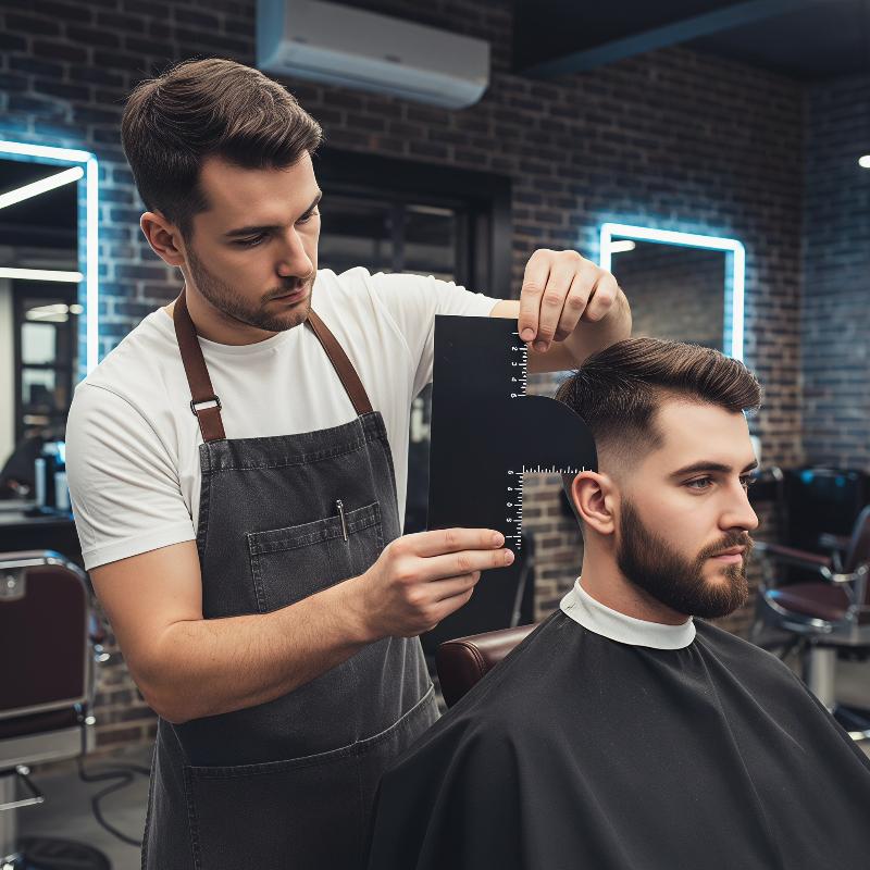 Men'S Grooming Guide - 1 unidade Cartão Guia para Modelagem