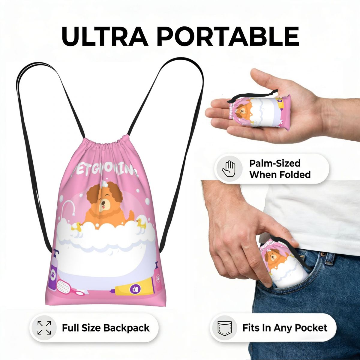 Mochila com Cordão para Cuidad - Men'S Grooming Bag avaliação e preço