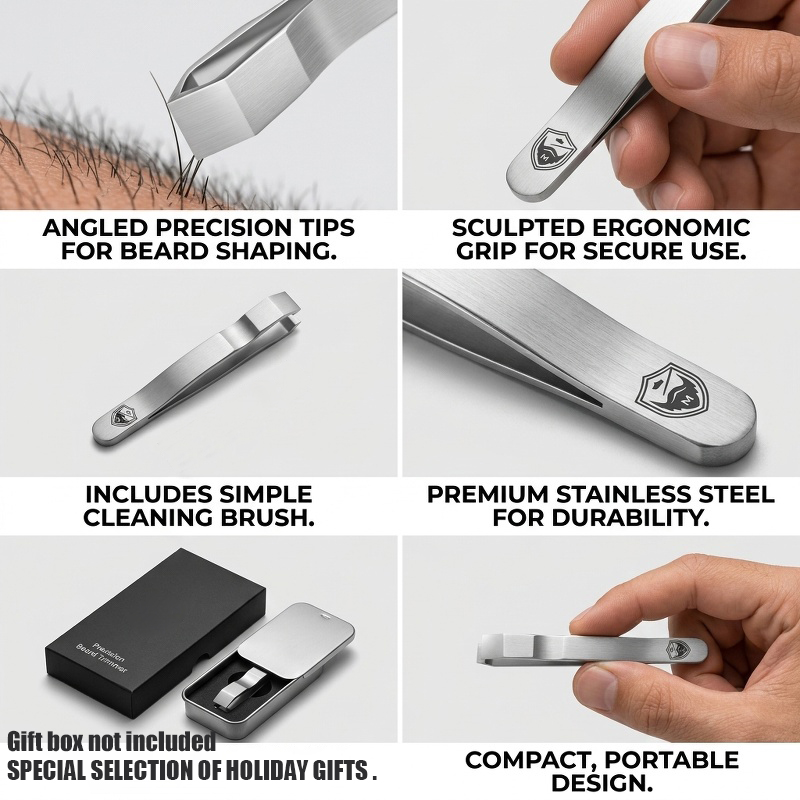 Pinça profissional de aço inox - Men'S Grooming Tips avaliação e preço