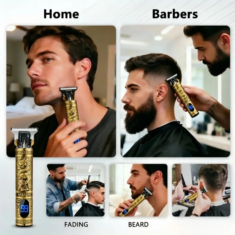 Aparador de Barba Elétrico T9  - Men'S Grooming Guide avaliação e preço