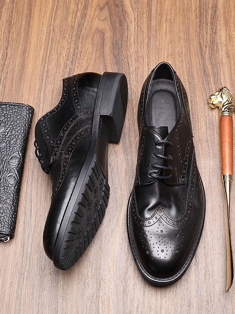 Sapatos de couro estilo britân - Men'S Grooming Tips avaliação e preço