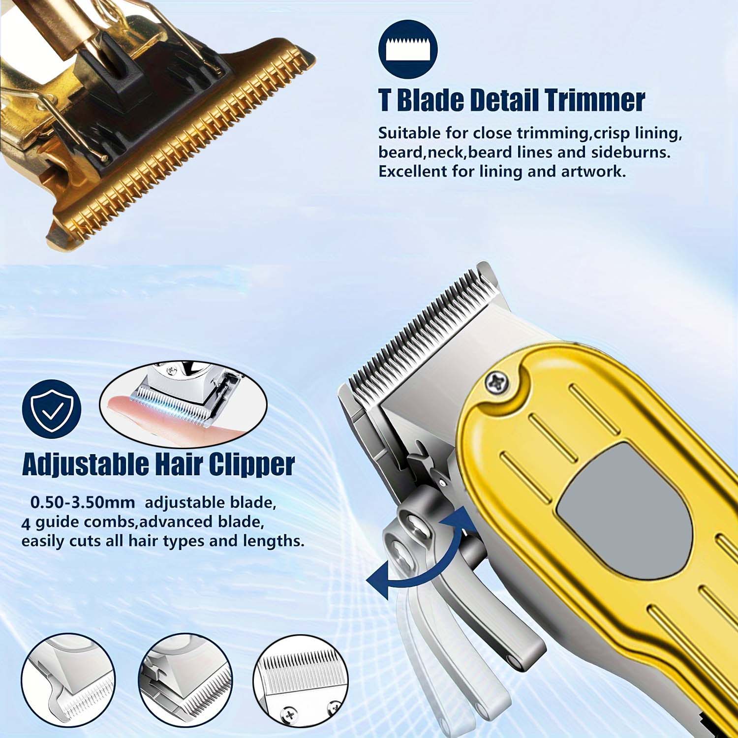Conjunto 2 em 1 de Máquina de  - Men'S Grooming Guide avaliação e preço