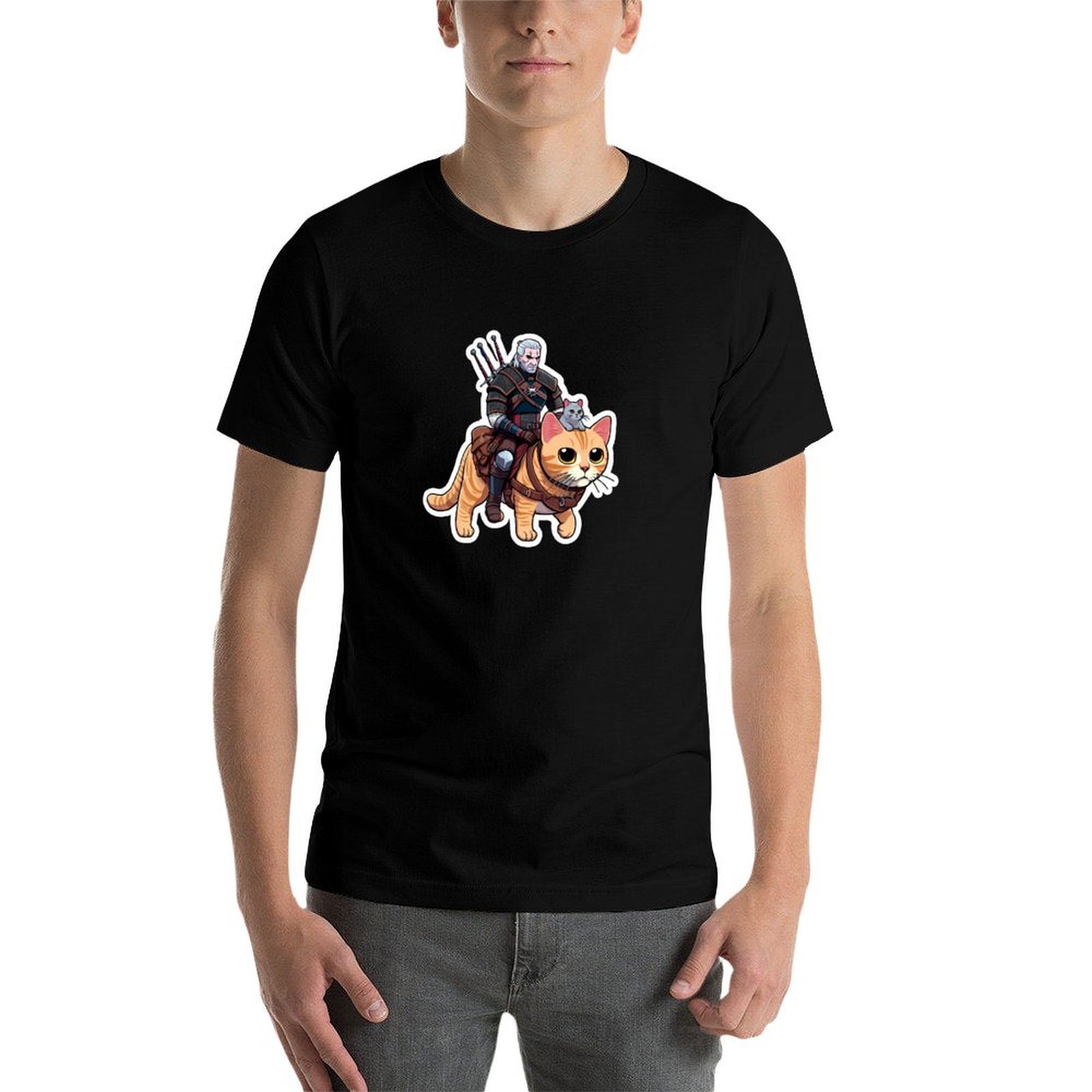 Camiseta Geralt's Guide to Cat - Men'S Grooming Guide avaliação e preço