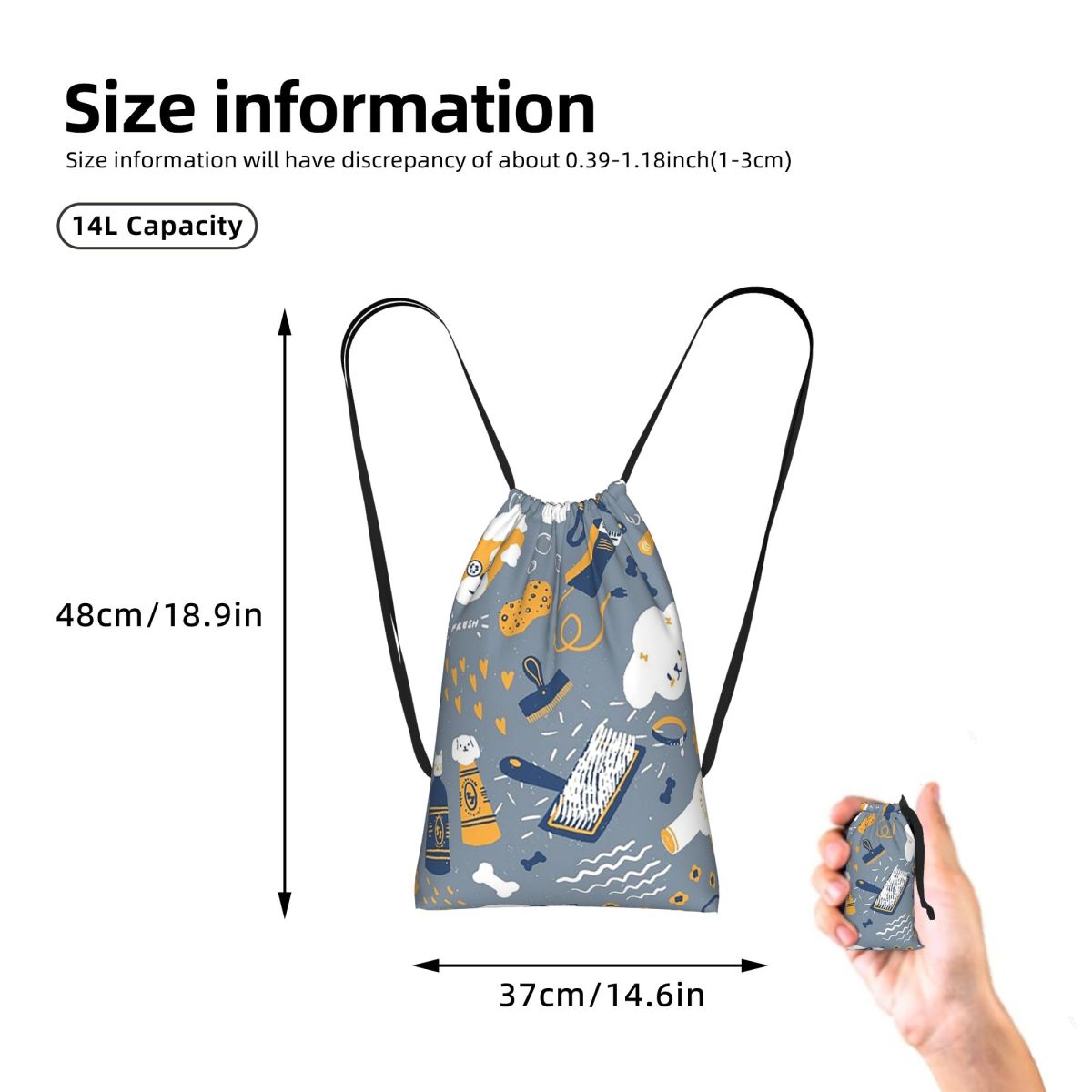 Mochilas com estampa canina pa - Men'S Grooming Bag avaliação e preço